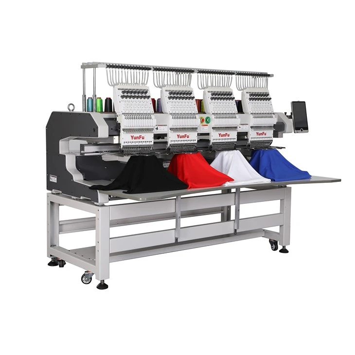 4-head 450*400mm Industrial Multi-functional Embroidery Machine With Computerization factory