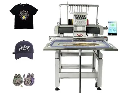 1200 p / min ühe peaga tikandimasin arvutipõhine